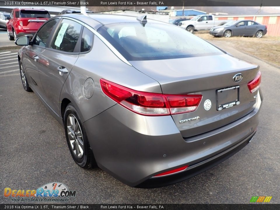 2018 Kia Optima LX 1.6T Titanium Silver / Black Photo #6