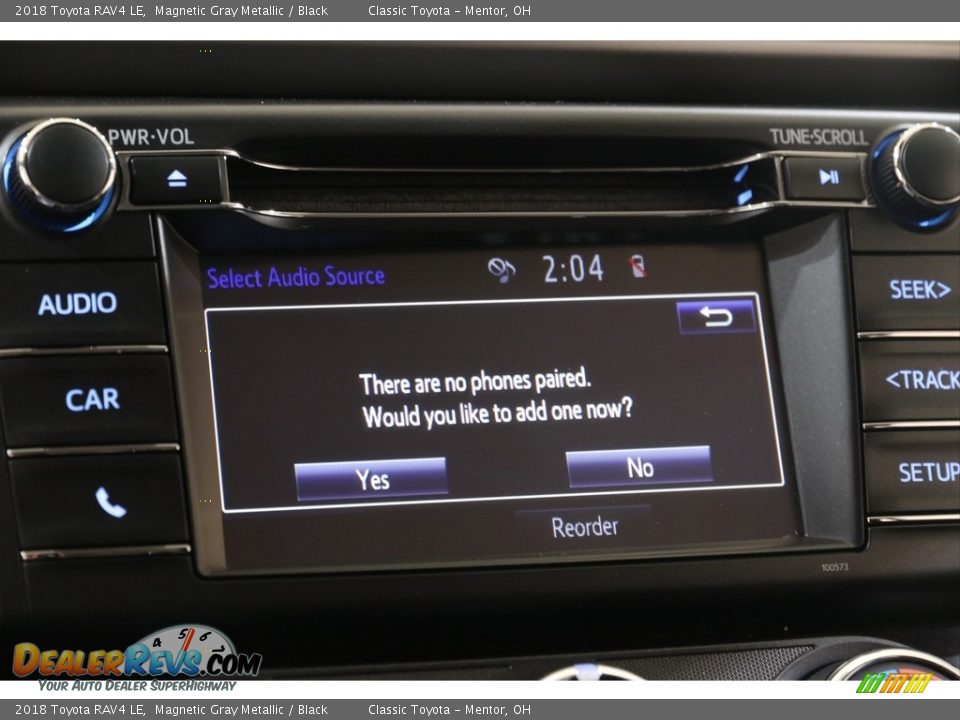 2018 Toyota RAV4 LE Magnetic Gray Metallic / Black Photo #11