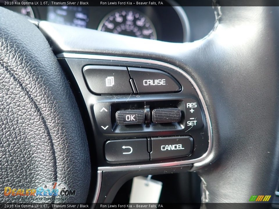 2018 Kia Optima LX 1.6T Steering Wheel Photo #17