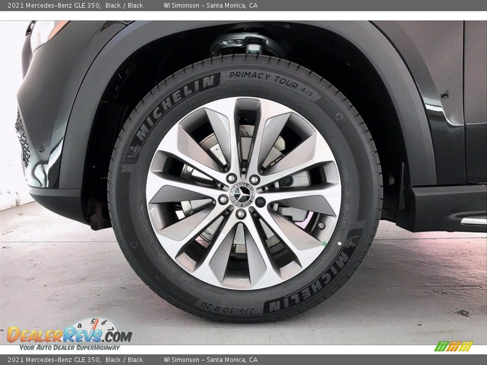 2021 Mercedes-Benz GLE 350 Black / Black Photo #9