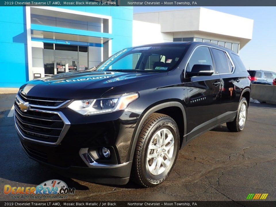 2019 Chevrolet Traverse LT AWD Mosaic Black Metallic / Jet Black Photo #2