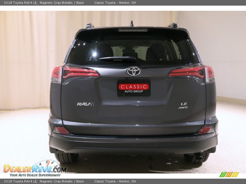 2018 Toyota RAV4 LE Magnetic Gray Metallic / Black Photo #17