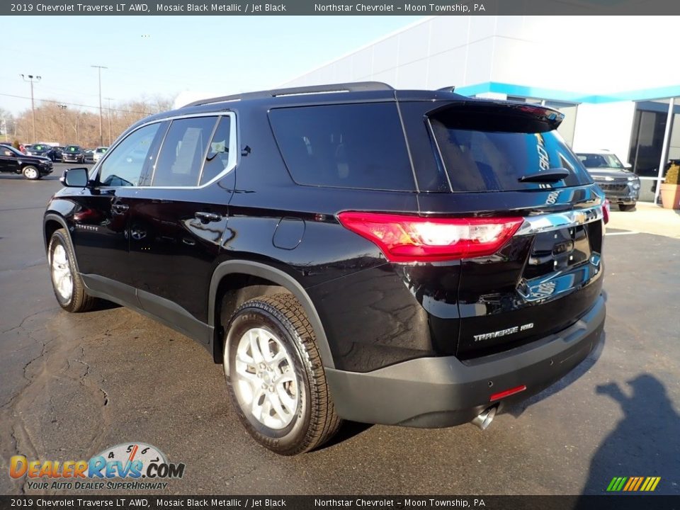 2019 Chevrolet Traverse LT AWD Mosaic Black Metallic / Jet Black Photo #4