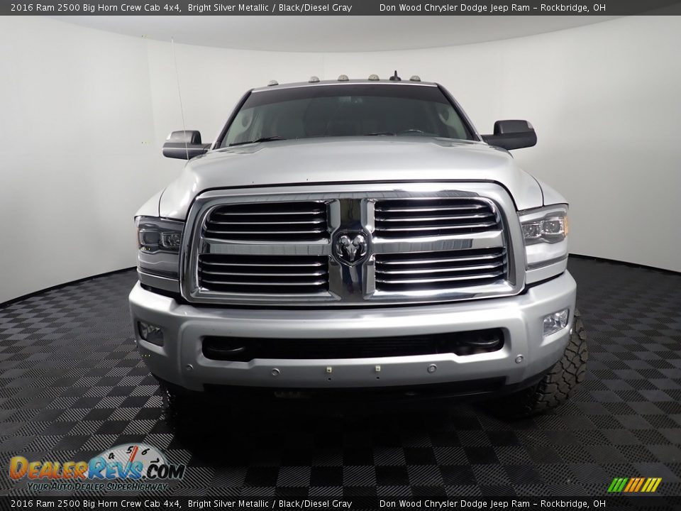 2016 Ram 2500 Big Horn Crew Cab 4x4 Bright Silver Metallic / Black/Diesel Gray Photo #6