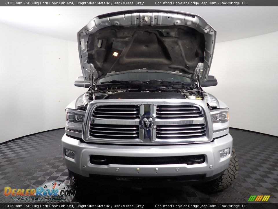 2016 Ram 2500 Big Horn Crew Cab 4x4 Bright Silver Metallic / Black/Diesel Gray Photo #7