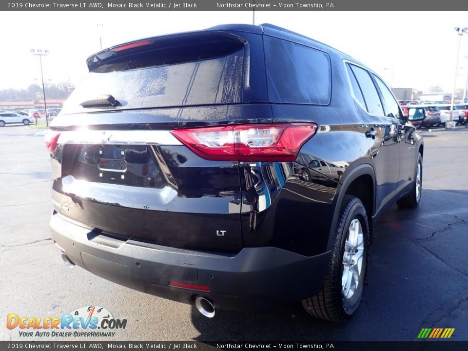 2019 Chevrolet Traverse LT AWD Mosaic Black Metallic / Jet Black Photo #8
