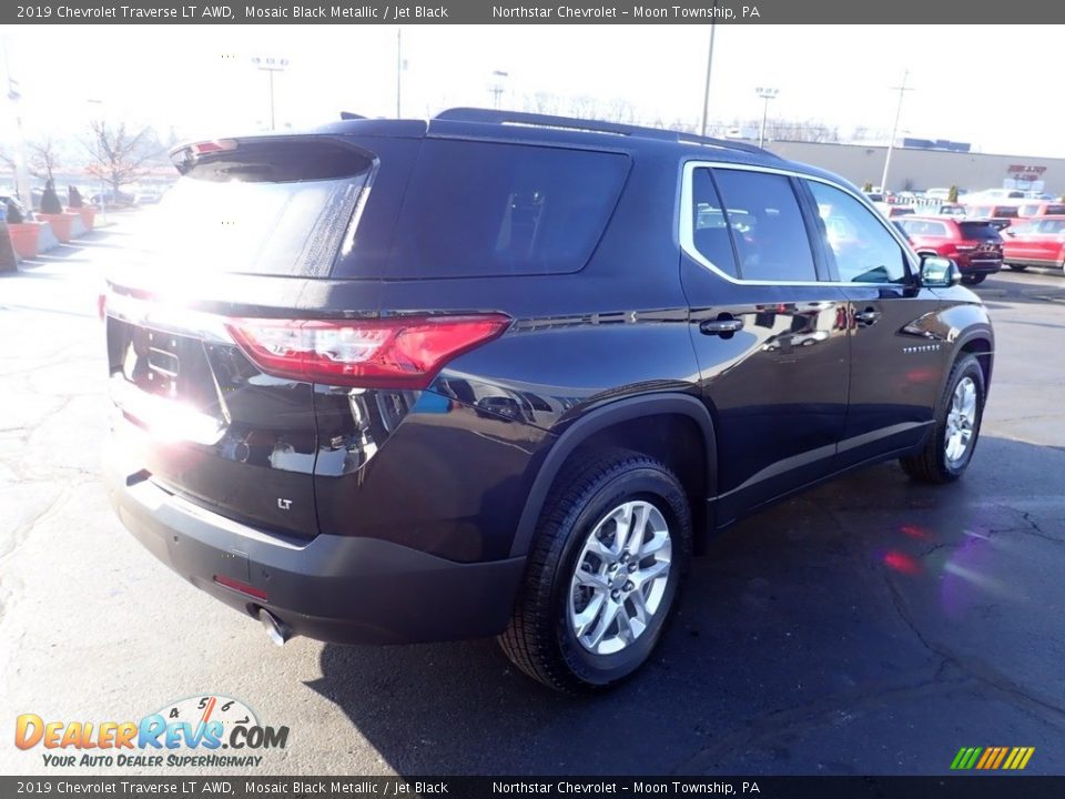 2019 Chevrolet Traverse LT AWD Mosaic Black Metallic / Jet Black Photo #9