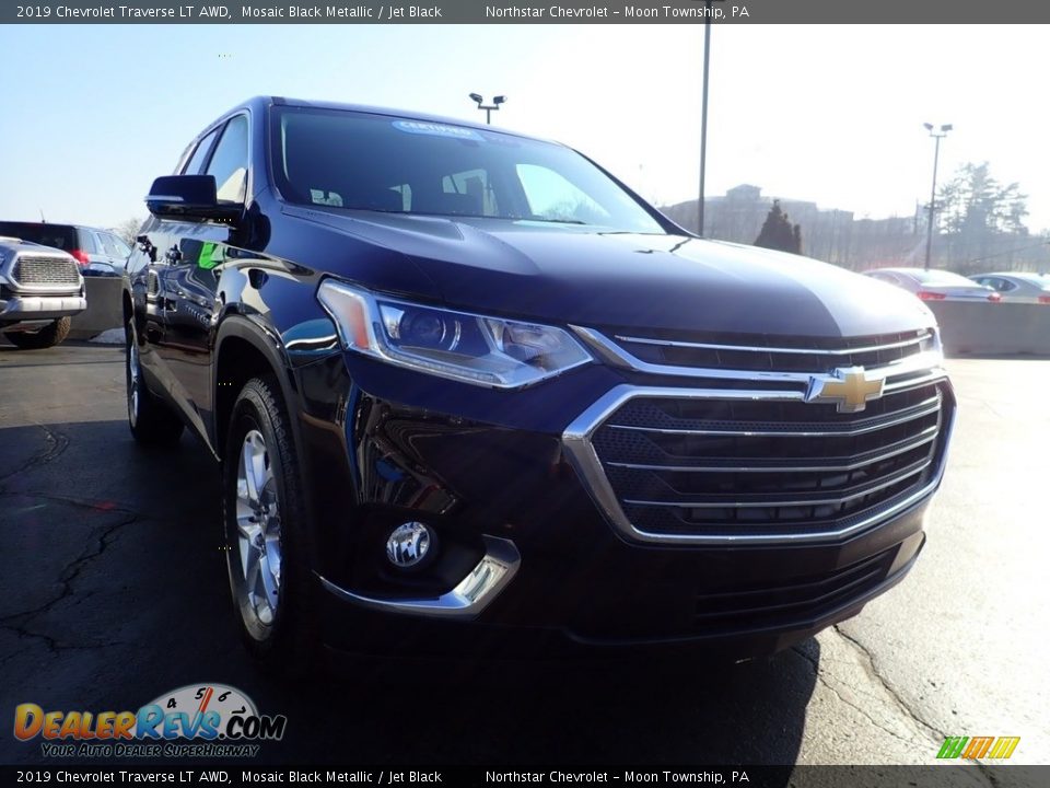 2019 Chevrolet Traverse LT AWD Mosaic Black Metallic / Jet Black Photo #11