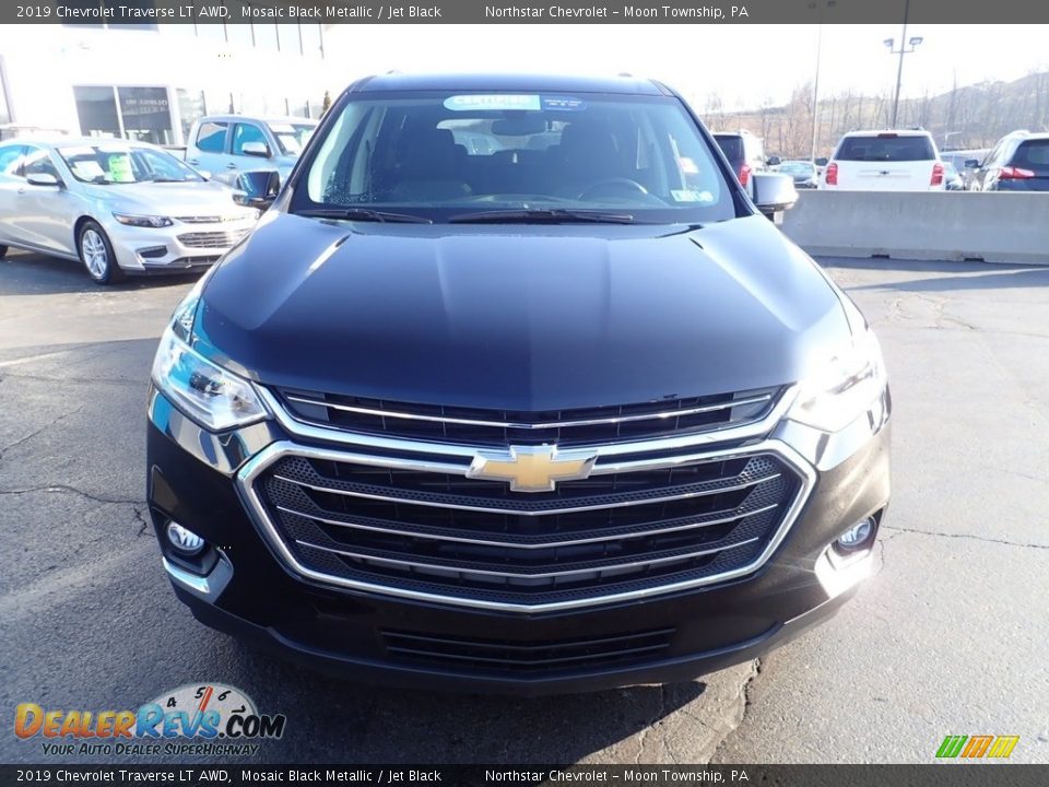 2019 Chevrolet Traverse LT AWD Mosaic Black Metallic / Jet Black Photo #12