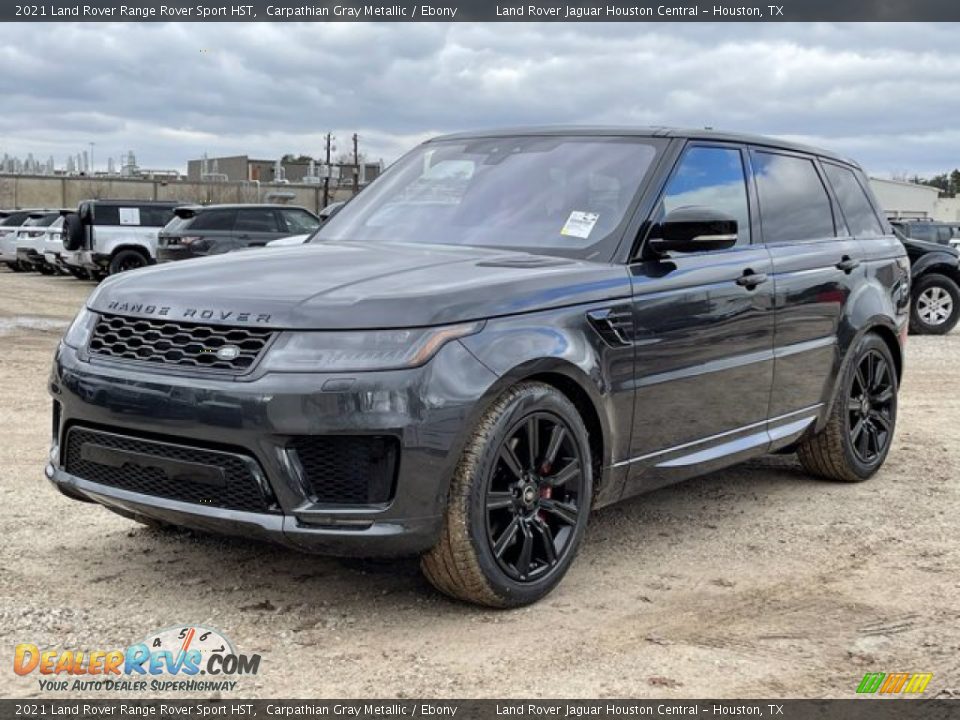 Front 3/4 View of 2021 Land Rover Range Rover Sport HST Photo #2