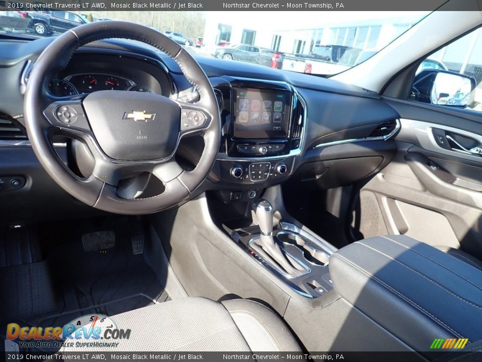 2019 Chevrolet Traverse LT AWD Mosaic Black Metallic / Jet Black Photo #22