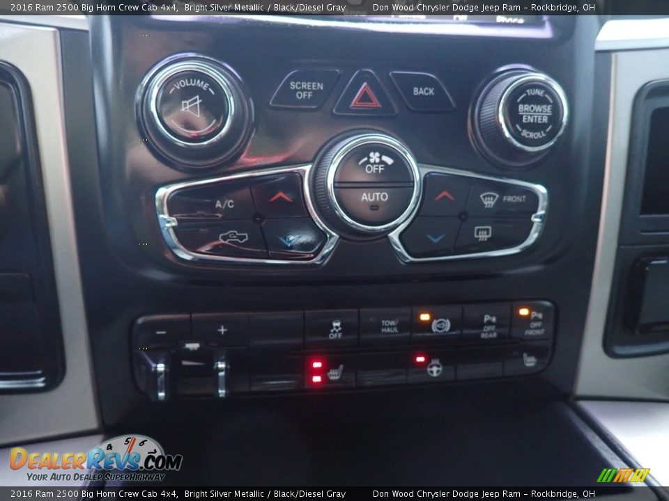 Controls of 2016 Ram 2500 Big Horn Crew Cab 4x4 Photo #28