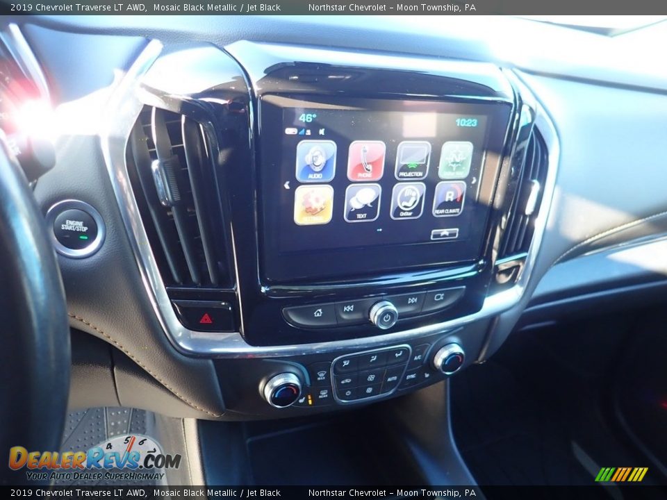 2019 Chevrolet Traverse LT AWD Mosaic Black Metallic / Jet Black Photo #27