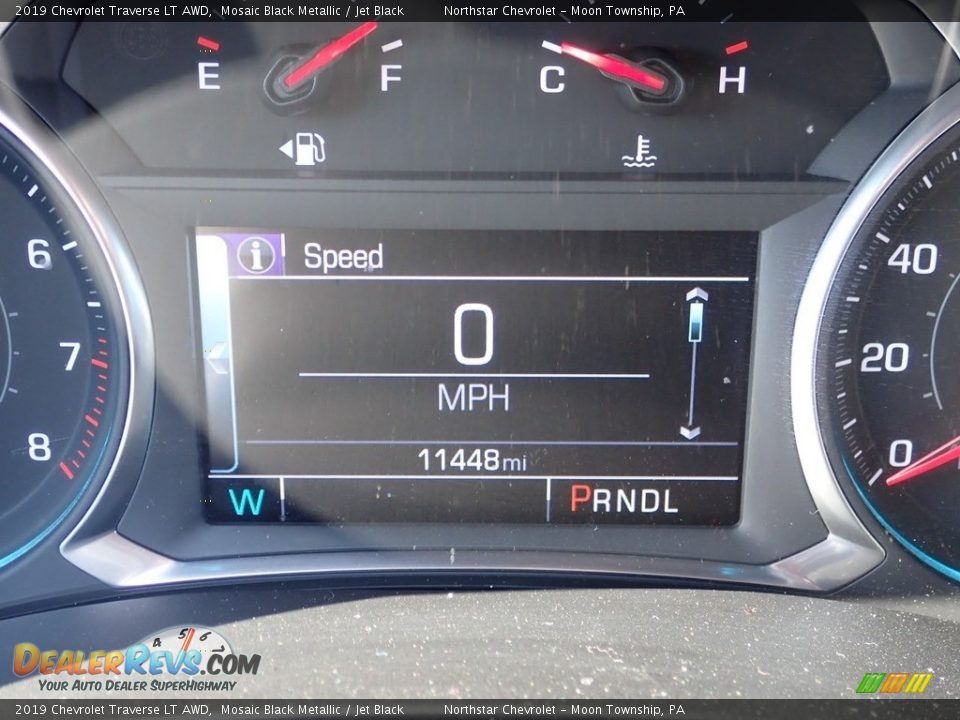 2019 Chevrolet Traverse LT AWD Mosaic Black Metallic / Jet Black Photo #29