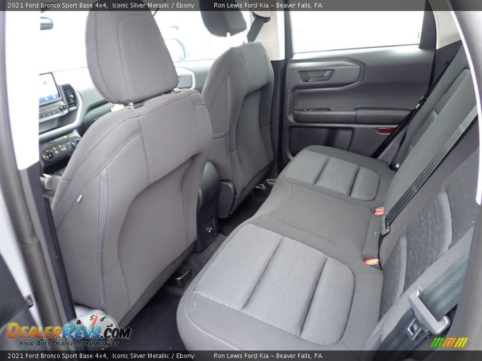 Rear Seat of 2021 Ford Bronco Sport Base 4x4 Photo #10