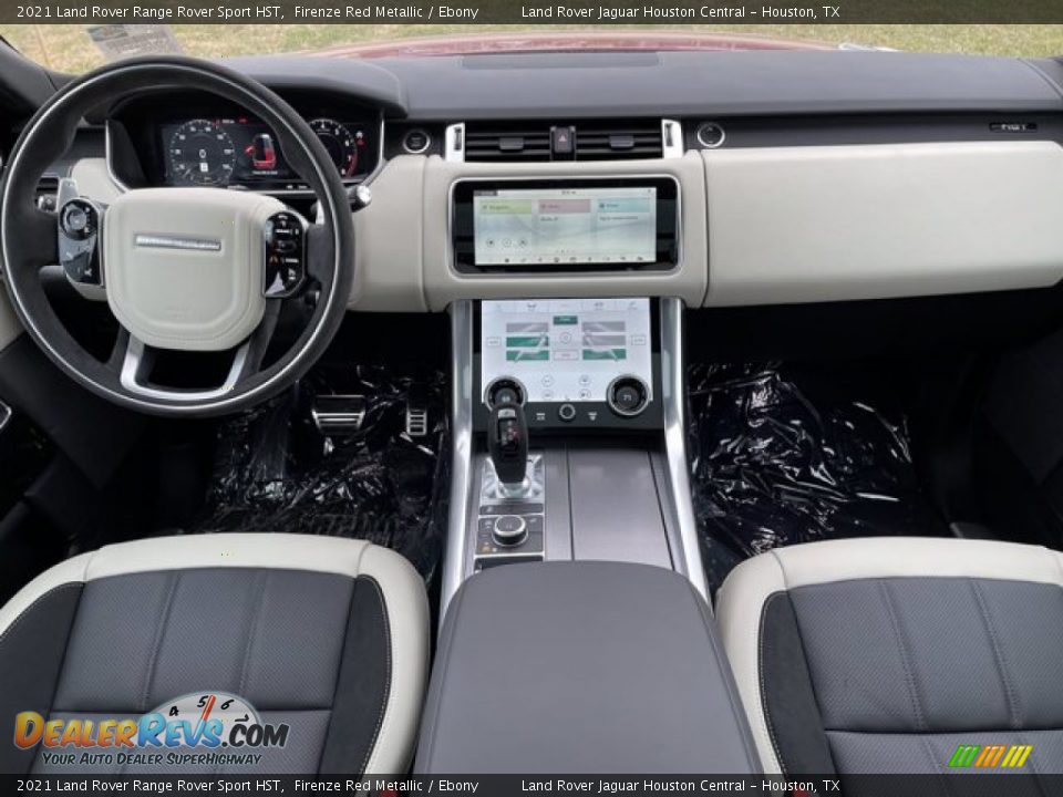 Ebony Interior - 2021 Land Rover Range Rover Sport HST Photo #5