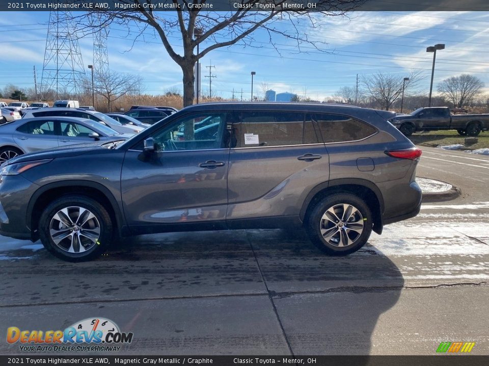 2021 Toyota Highlander XLE AWD Magnetic Gray Metallic / Graphite Photo #1