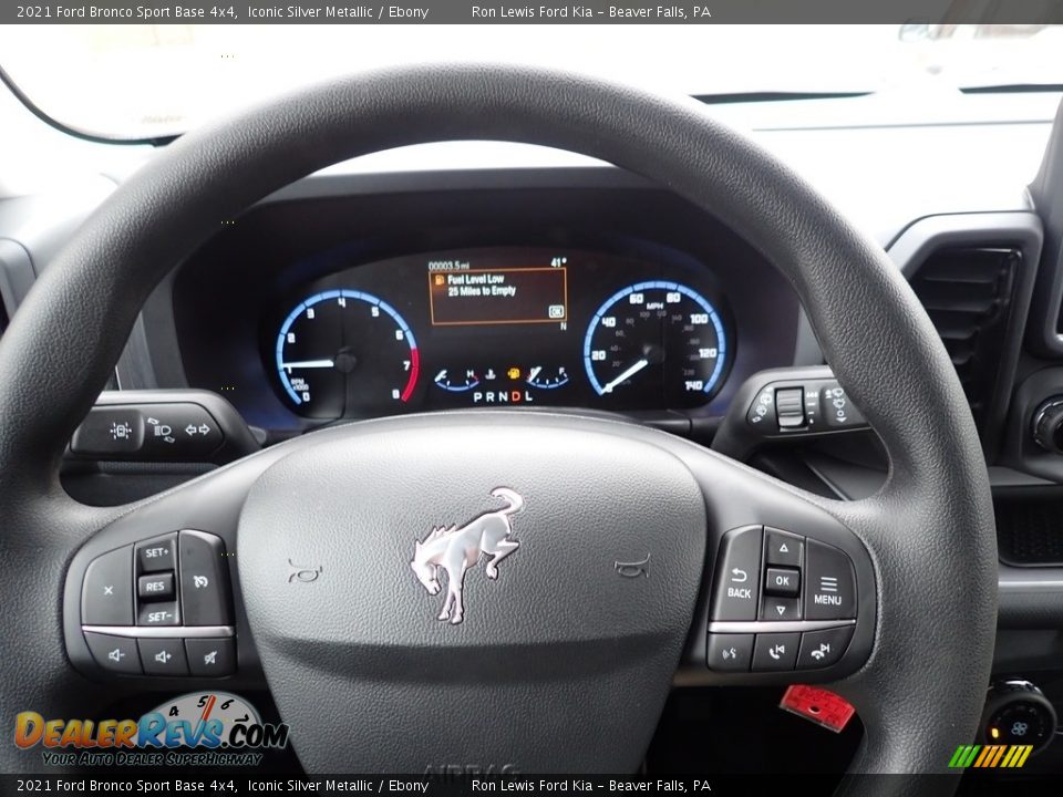 2021 Ford Bronco Sport Base 4x4 Steering Wheel Photo #15