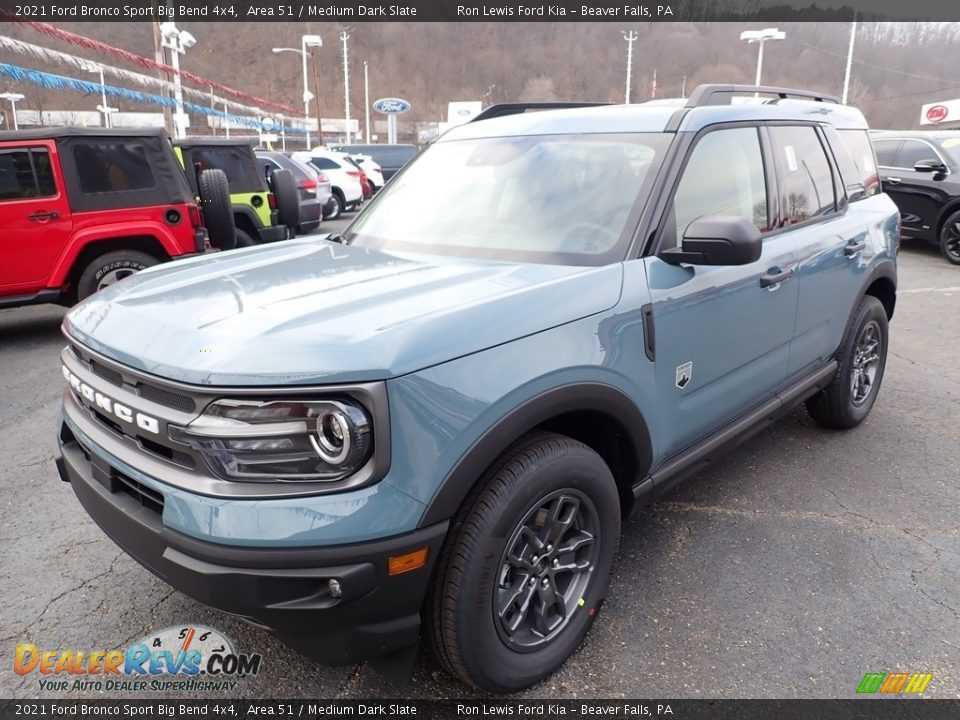 Front 3/4 View of 2021 Ford Bronco Sport Big Bend 4x4 Photo #5