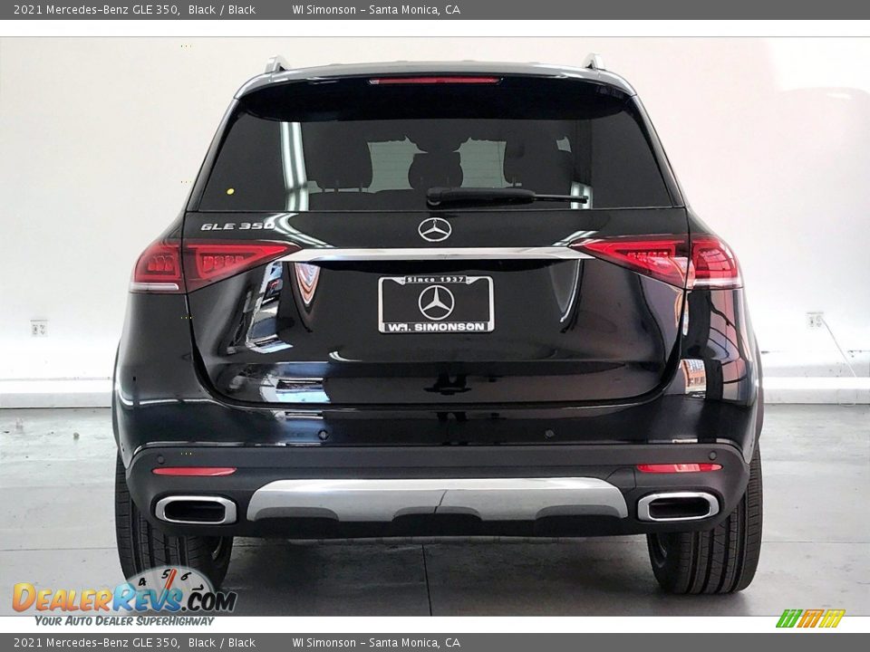 2021 Mercedes-Benz GLE 350 Black / Black Photo #3