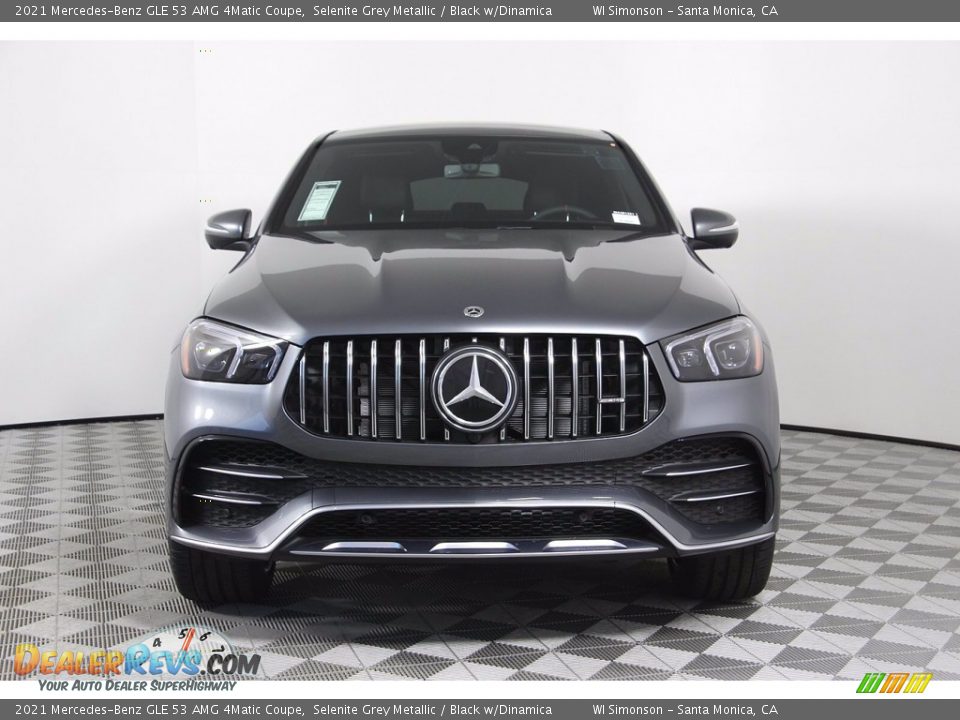 2021 Mercedes-Benz GLE 53 AMG 4Matic Coupe Selenite Grey Metallic / Black w/Dinamica Photo #2