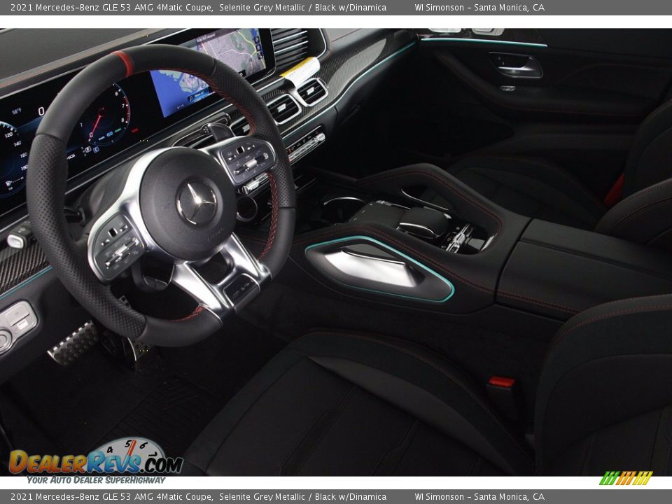 2021 Mercedes-Benz GLE 53 AMG 4Matic Coupe Selenite Grey Metallic / Black w/Dinamica Photo #7