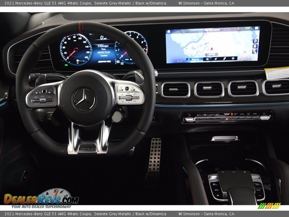 2021 Mercedes-Benz GLE 53 AMG 4Matic Coupe Selenite Grey Metallic / Black w/Dinamica Photo #11