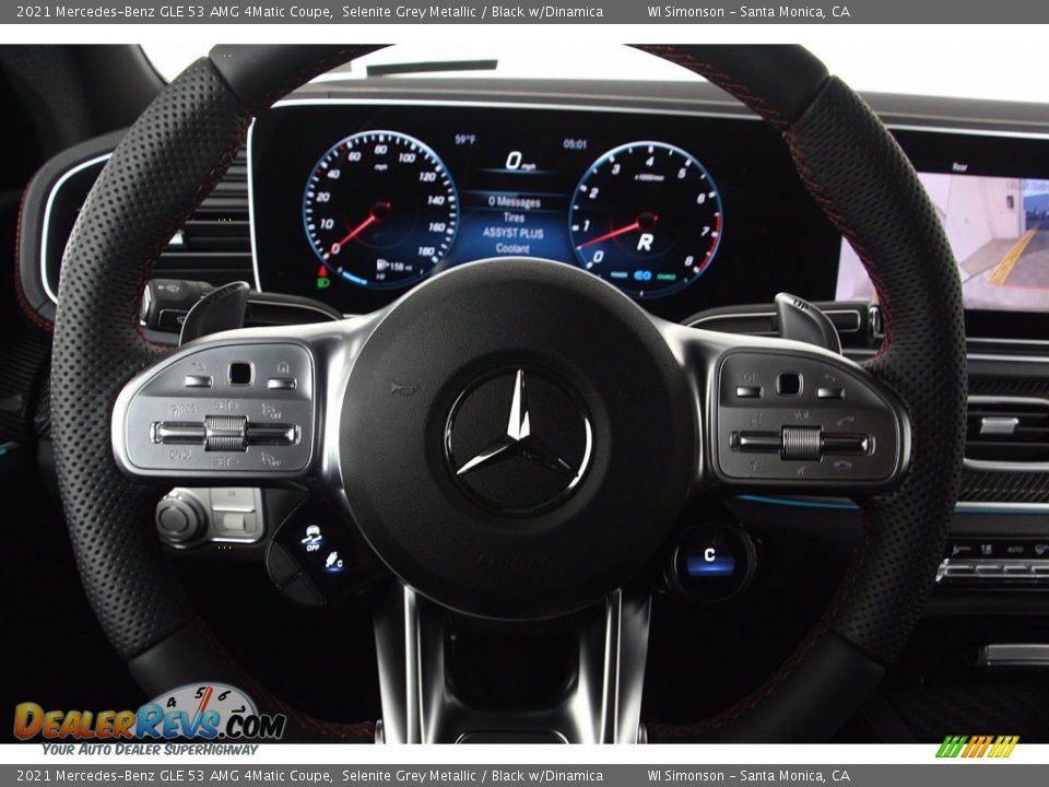 2021 Mercedes-Benz GLE 53 AMG 4Matic Coupe Selenite Grey Metallic / Black w/Dinamica Photo #19
