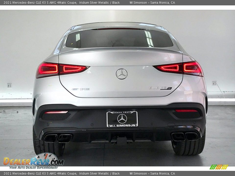 2021 Mercedes-Benz GLE 63 S AMG 4Matic Coupe Iridium Silver Metallic / Black Photo #3
