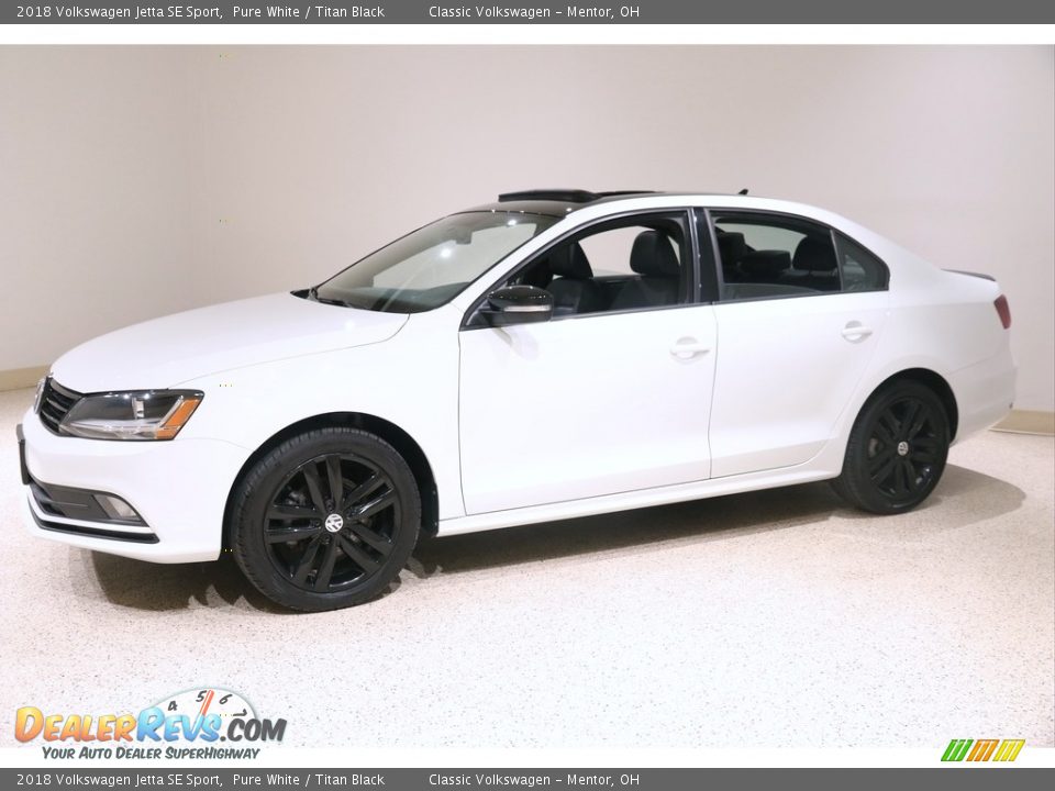 Pure White 2018 Volkswagen Jetta SE Sport Photo #3
