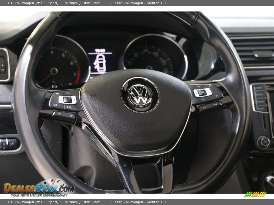 2018 Volkswagen Jetta SE Sport Steering Wheel Photo #7