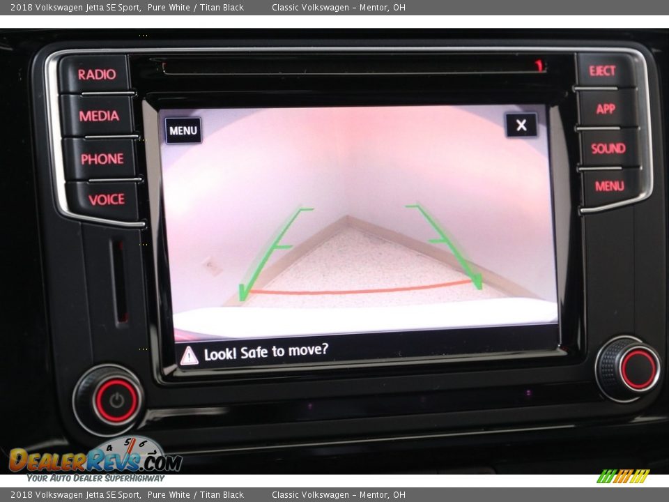 2018 Volkswagen Jetta SE Sport Pure White / Titan Black Photo #11