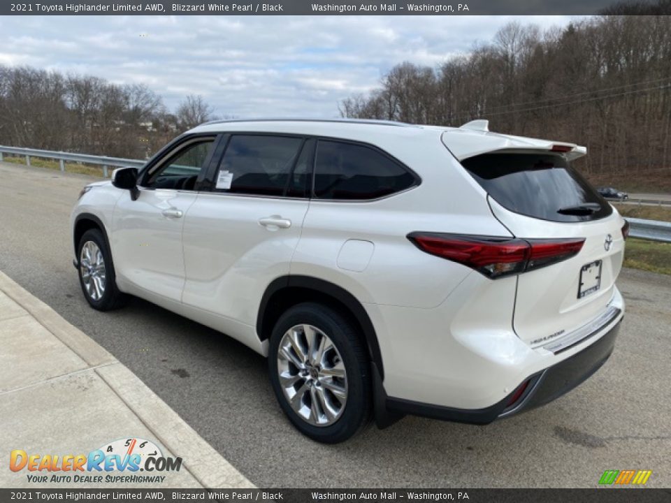 2021 Toyota Highlander Limited AWD Blizzard White Pearl / Black Photo #2