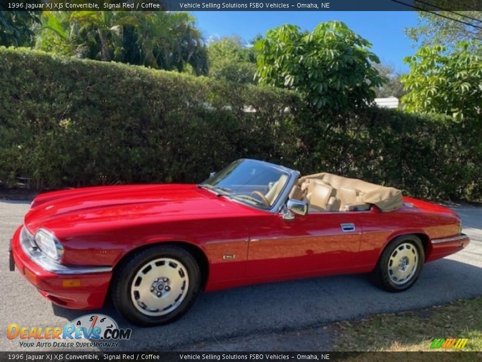 Signal Red 1996 Jaguar XJ XJS Convertible Photo #1