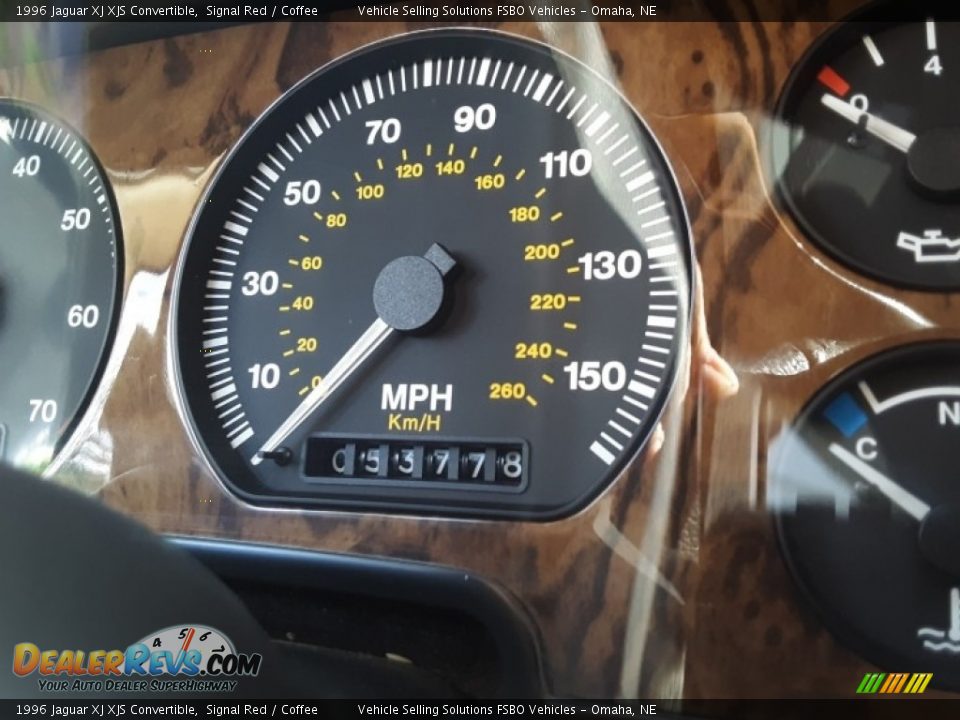 1996 Jaguar XJ XJS Convertible Gauges Photo #3