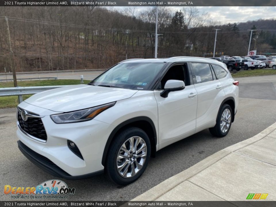 2021 Toyota Highlander Limited AWD Blizzard White Pearl / Black Photo #13