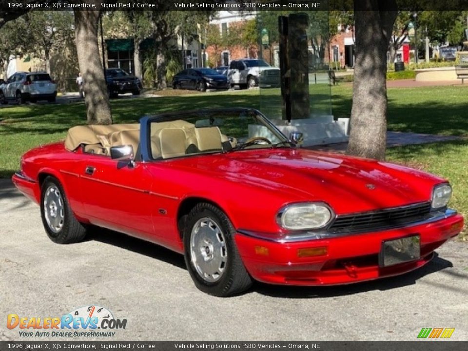 Front 3/4 View of 1996 Jaguar XJ XJS Convertible Photo #7