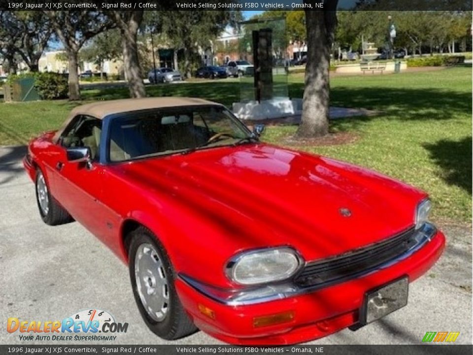 Signal Red 1996 Jaguar XJ XJS Convertible Photo #8