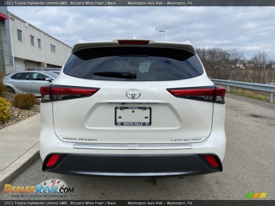 2021 Toyota Highlander Limited AWD Blizzard White Pearl / Black Photo #15