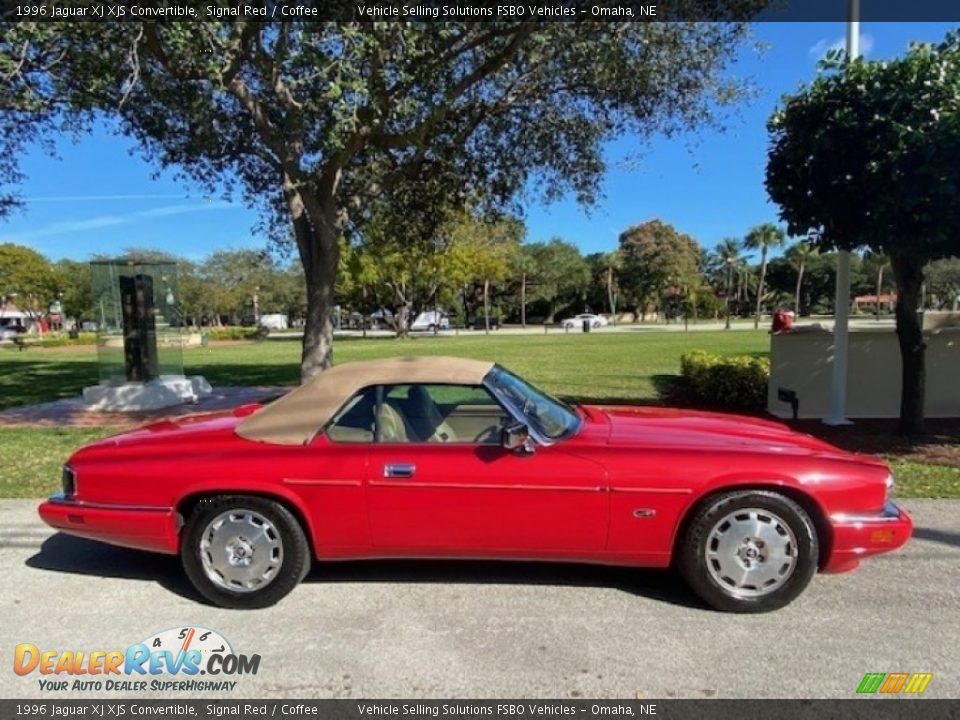 Signal Red 1996 Jaguar XJ XJS Convertible Photo #9