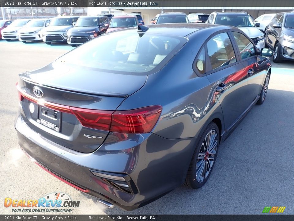 2021 Kia Forte GT Gravity Gray / Black Photo #2