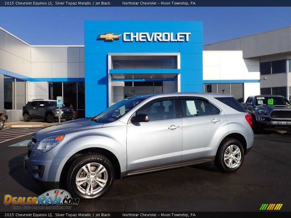 2015 Chevrolet Equinox LS Silver Topaz Metallic / Jet Black Photo #1