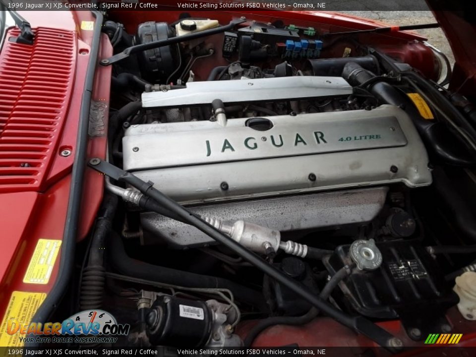 1996 Jaguar XJ XJS Convertible 4.0 Liter DOHC 24-Valve Inline 6 Cylinder Engine Photo #12