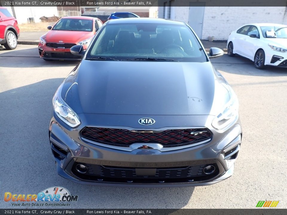 2021 Kia Forte GT Gravity Gray / Black Photo #4