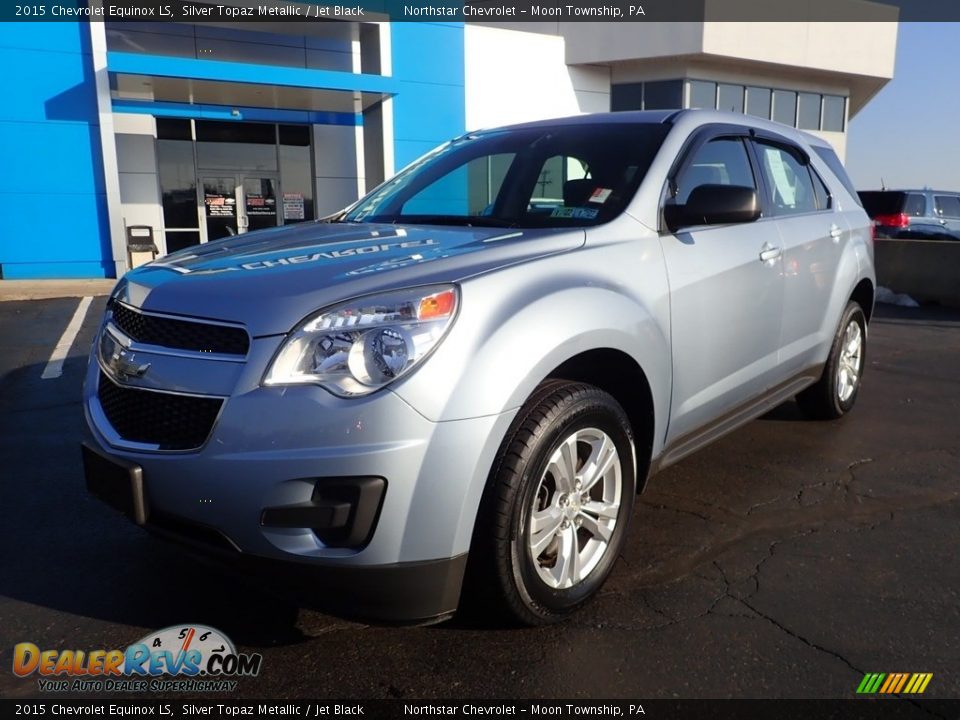 2015 Chevrolet Equinox LS Silver Topaz Metallic / Jet Black Photo #2