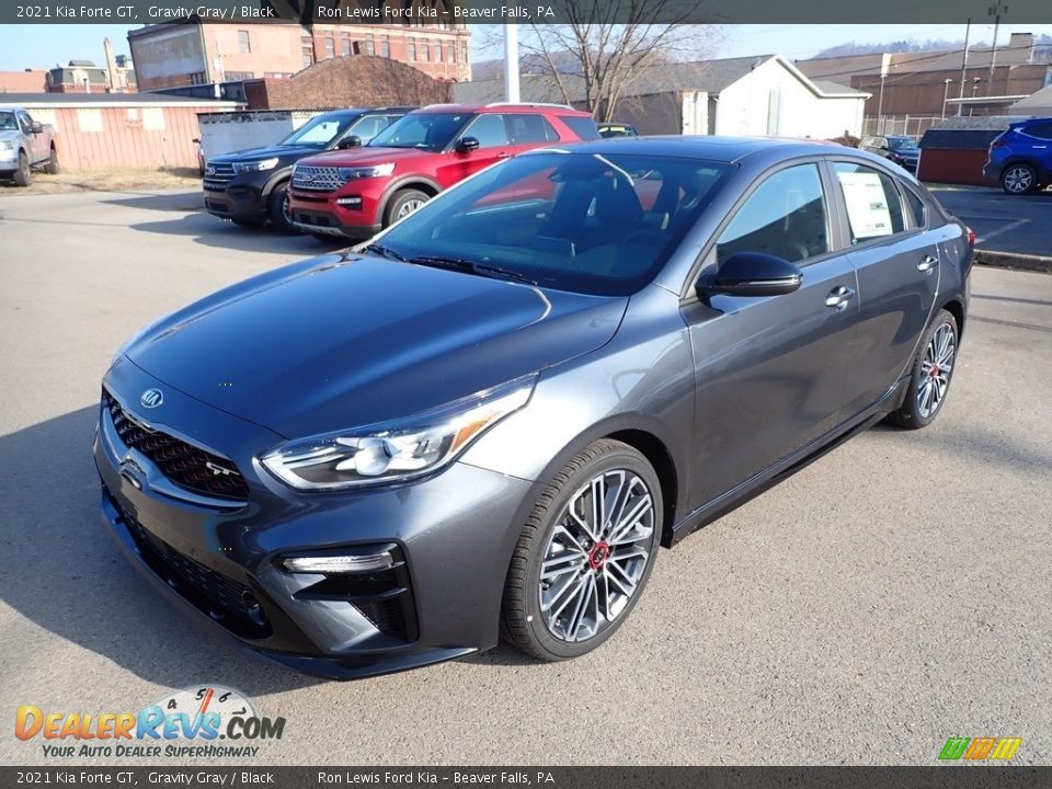 2021 Kia Forte GT Gravity Gray / Black Photo #5