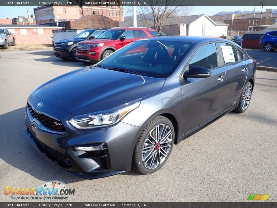 2021 Kia Forte GT Gravity Gray / Black Photo #5