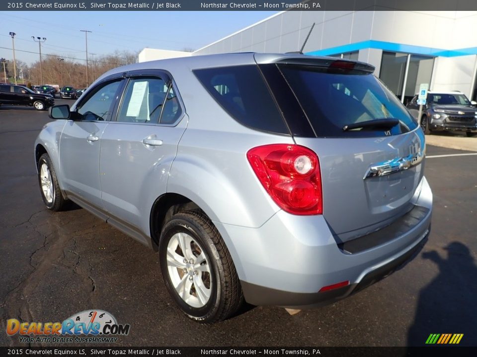 2015 Chevrolet Equinox LS Silver Topaz Metallic / Jet Black Photo #4