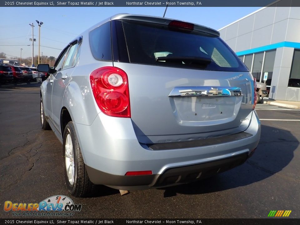 2015 Chevrolet Equinox LS Silver Topaz Metallic / Jet Black Photo #5