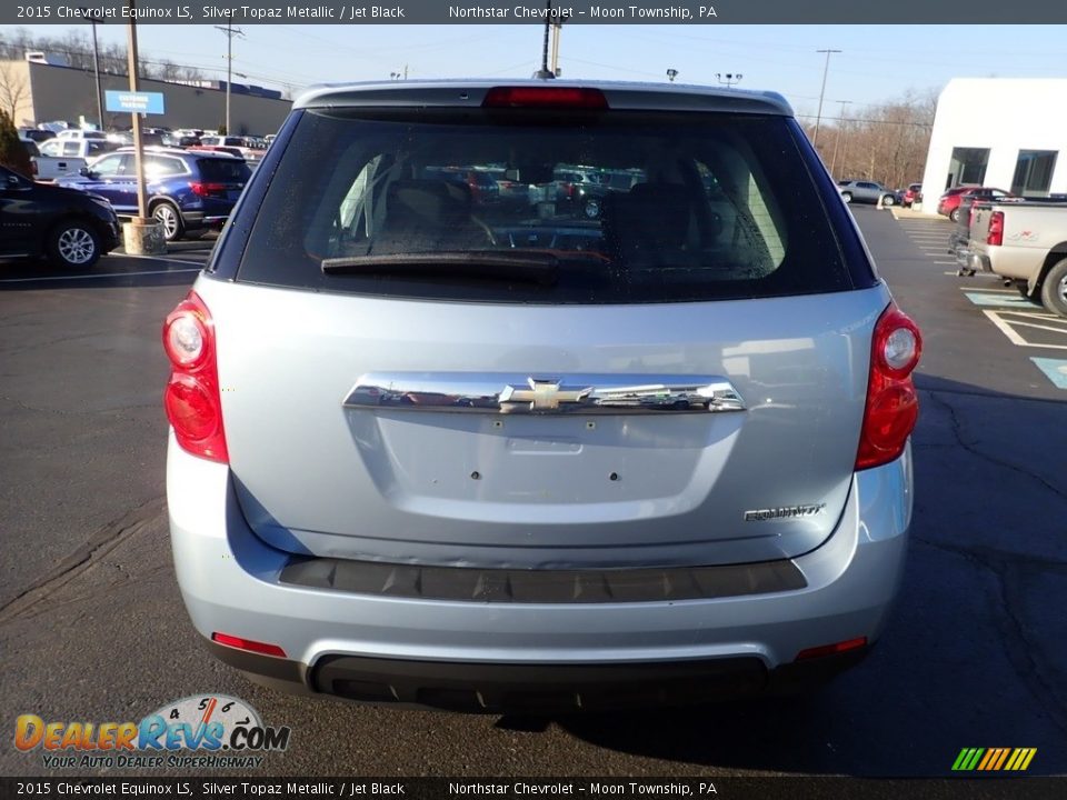 2015 Chevrolet Equinox LS Silver Topaz Metallic / Jet Black Photo #6